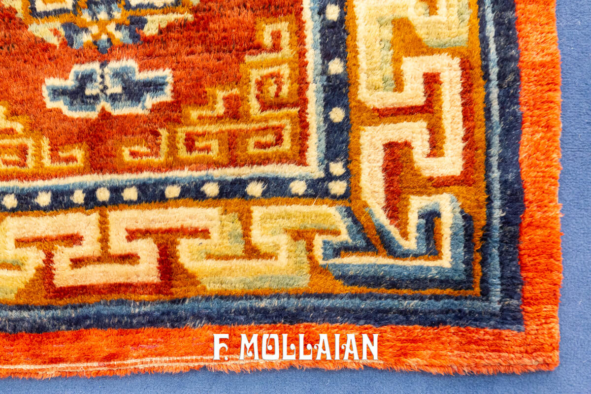 Antique Tibetan Rug Decorative Runner n°:625186